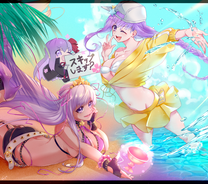 BB from Fate/Extra CCC on the beach