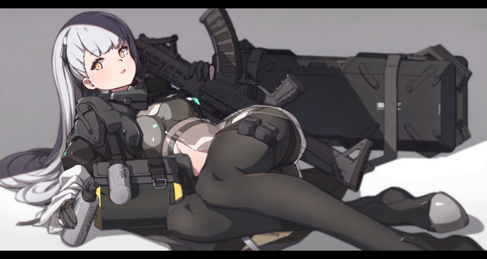 AK-Alfa from Girls Frontline with assault rifle