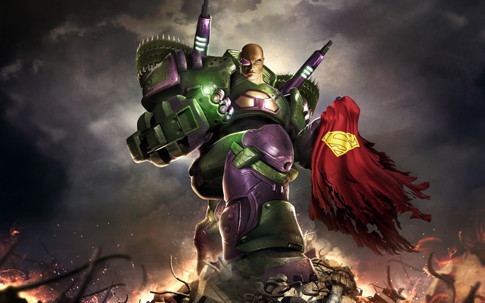 Lex Luthor in his battle suit