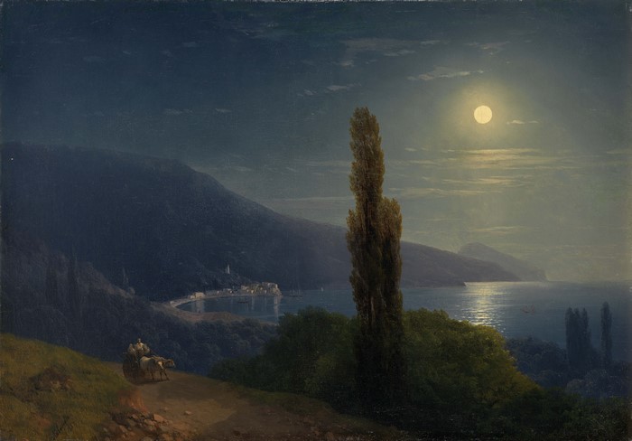 Night scene by Ivan Aivazovsky