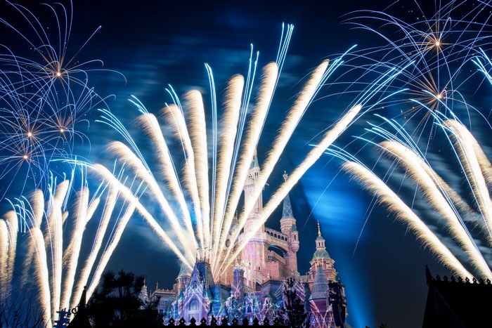 4K Shanghai Disney Fireworks