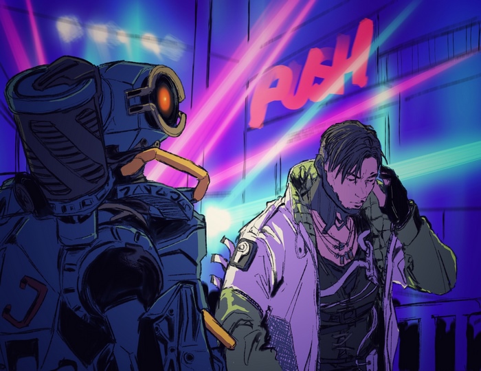 Pathfinder and Crypto in Apex Legends