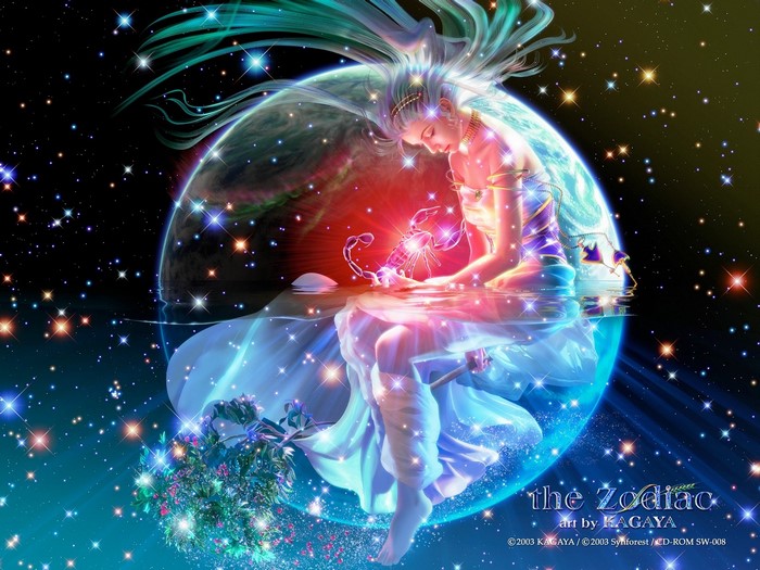 Scorpio Zodiac girl by Kagaya