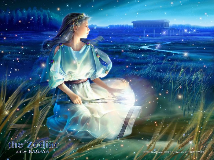 Virgo from The Zodiac by Kagaya