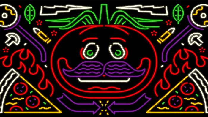 Fortnite Neon Tomato Loading Screen