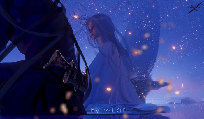Fantasy Girl by WLOP from Ghostblade