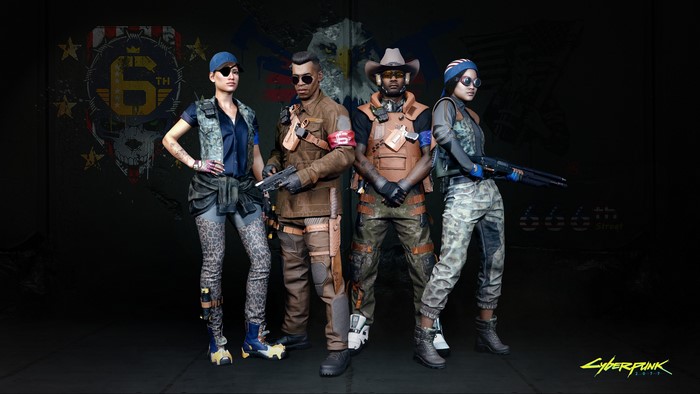 Cyberpunk 2077 4K video game art