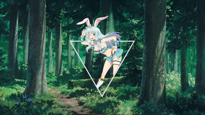 Arifureta Bunny Girl in Forest