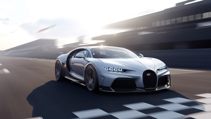 Bugatti Chiron Super Sport on Race Track