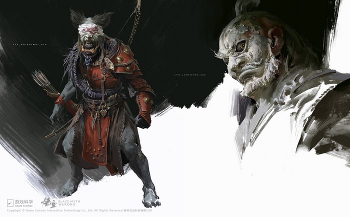 Black Myth: Wukong character concept art