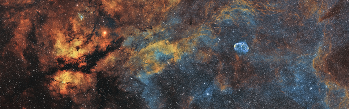 4K Nebula in Cygnus Constellation