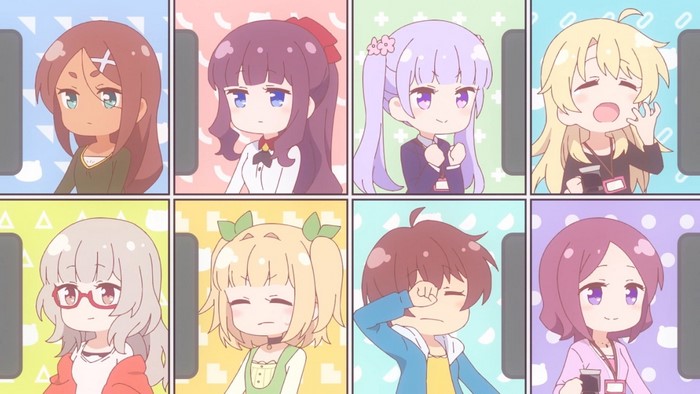 New Game! Characters Collage