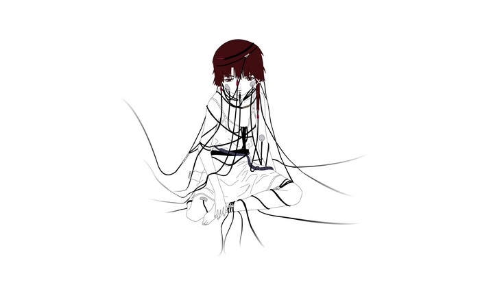 Lain Iwakura from Serial Experiments Lain 4K