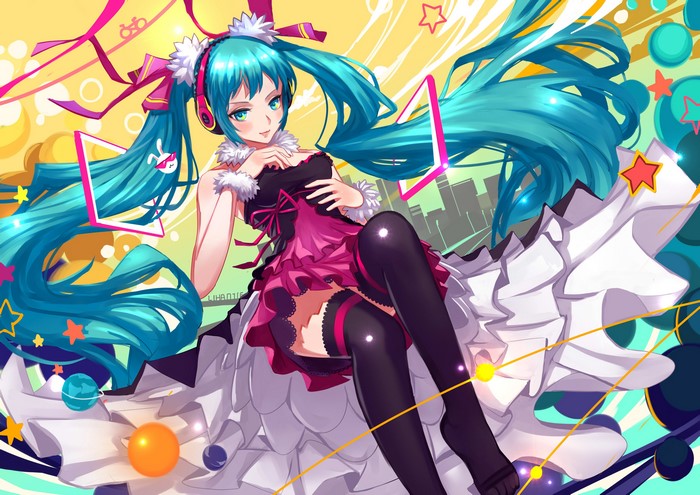 Hatsune Miku from Vocaloid