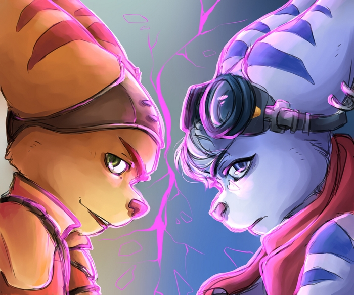 Ratchet and Rivet from Ratchet & Clank: Rift Apart
