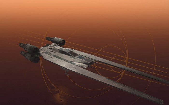 U-wing starfighter from Star Wars: Squadrons