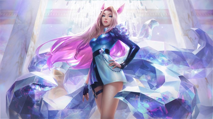 Ahri from League of Legends K/DA 4K