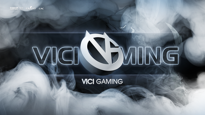 VICI GAMING logo with CS:GO and CAC