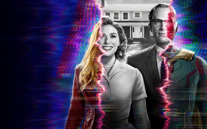 Wanda Maximoff and Vision from Marvel Cinematic Universe