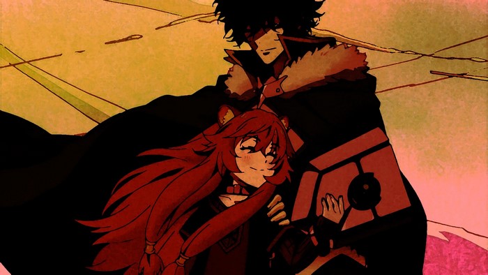 Raphtalia and Naofumi from The Rising of the Shield Hero