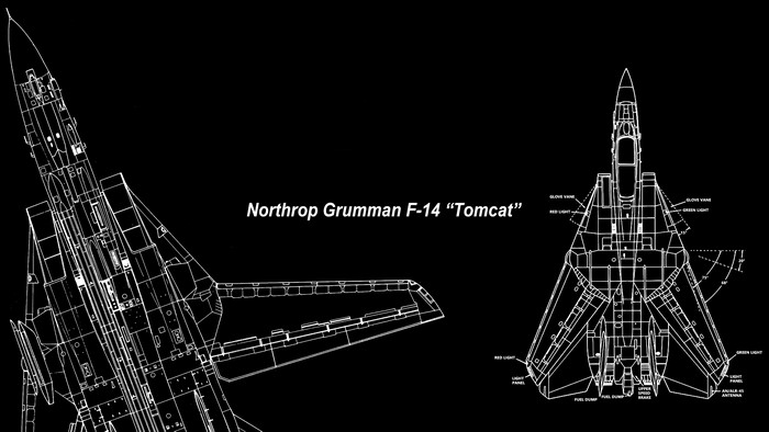 Northrop Grumman F-14 "Tomcat" Blueprint