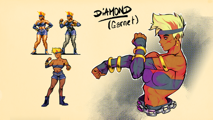 Diamond (Garnet) from Streets of Rage