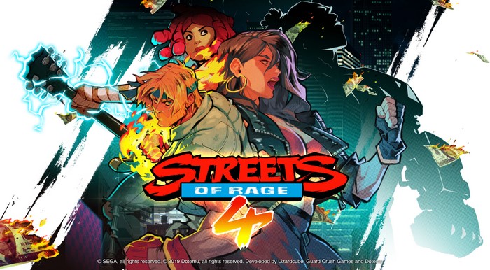Streets of Rage 4 artwork with characters
