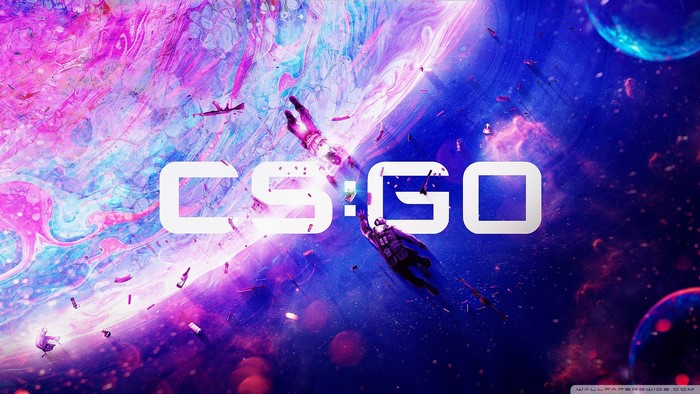 CS: GO Artwork with Astronauts and Planets