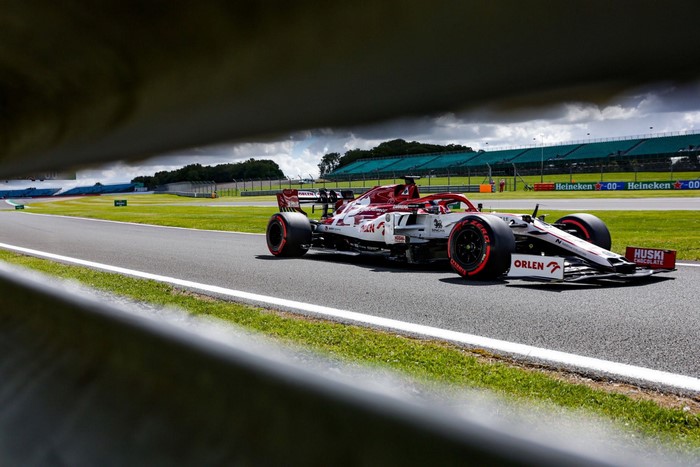 Alfa Romeo C39 Formula 1 car on track