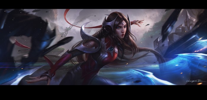 Irelia from League of Legends by Chengwei Pan