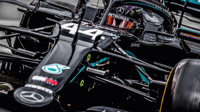 Lewis Hamilton in Mercedes-AMG F1 W11 EQ Performance