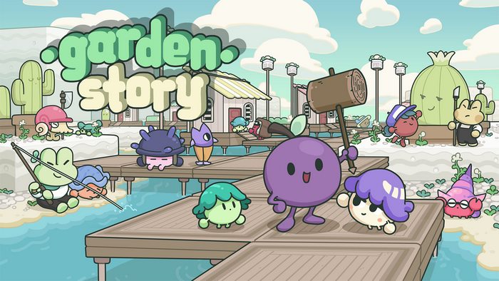 Garden Story Video Game Characters on a Dock