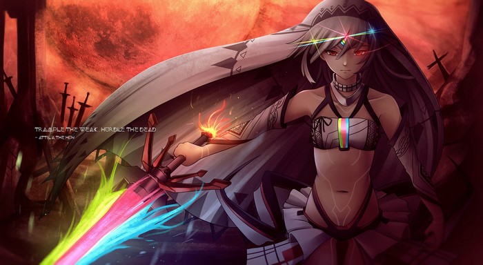 Altera from Fate/Grand Order with a sword
