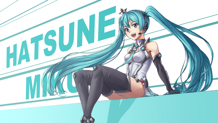 Hatsune Miku from Vocaloid artwork