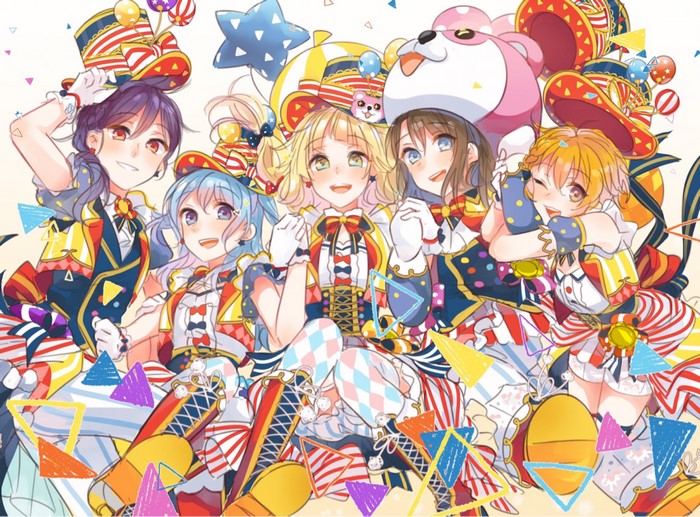 BanG Dream! Tsurumaki Kokoro and Friends in Circus Outfits