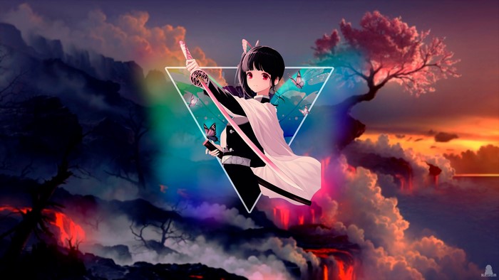 4K Kanao Tsuyuri from Kimetsu no Yaiba