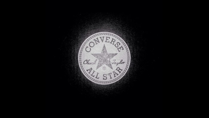 Converse All Star logo on black background