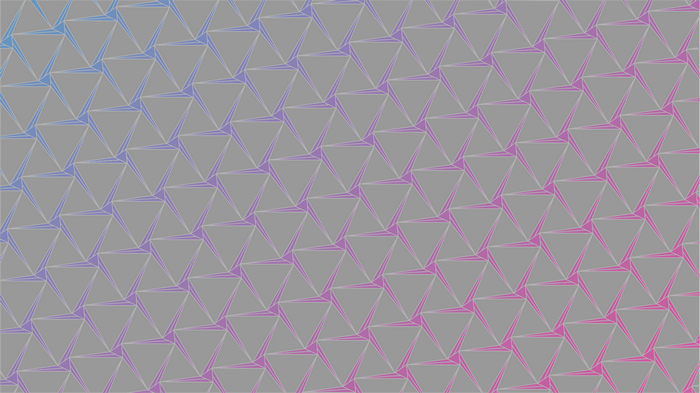 Geometric triangle pattern with gradient