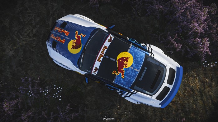 Ford Mustang RTR with Red Bull livery in Forza Horizon 4