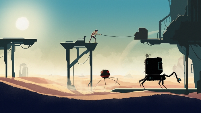 Planet of Lana: A young girl and her companion navigate a sci-fi world