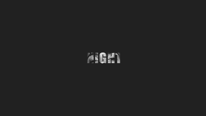 Monochrome text with eyes