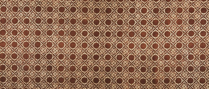 Brown and beige geometric pattern fabric texture