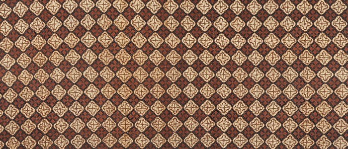 Brown and beige diamond pattern fabric texture