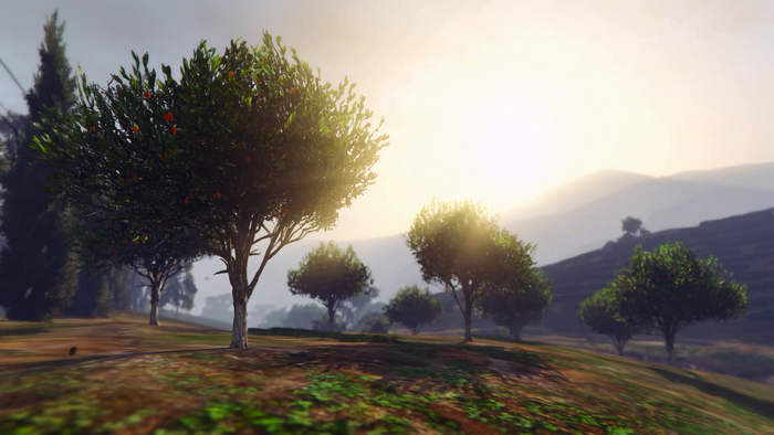 Grand Theft Auto V: Tongva Hills at Sunrise