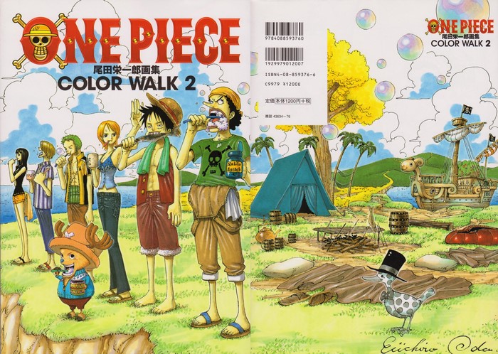 One Piece Color Walk 2 Book Cover