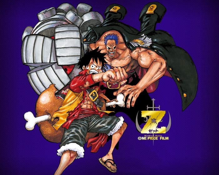 Monkey D. Luffy and Z from One Piece Film: Z
