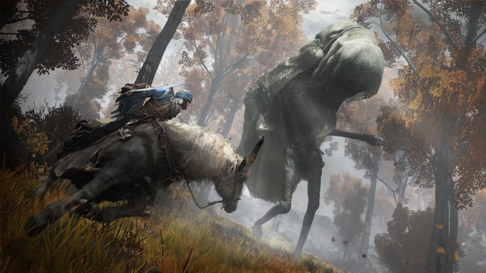 Elden Ring: Tarnished on Torrent faces a grotesque foe