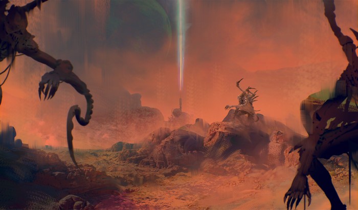 Nemesis board game alien landscape