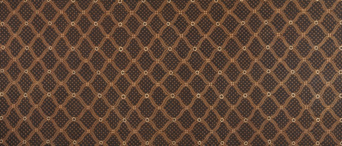 Brown and gold diamond pattern fabric texture