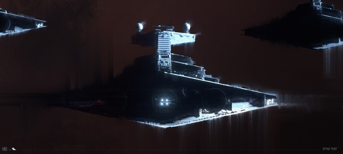 Star Wars Imperial Star Destroyer artwork